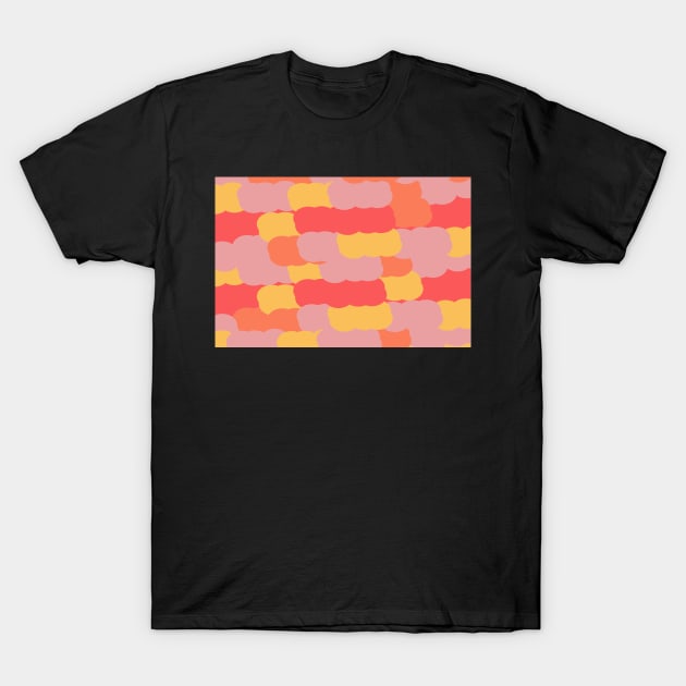 Colorful clouds in red T-Shirt by cocodes